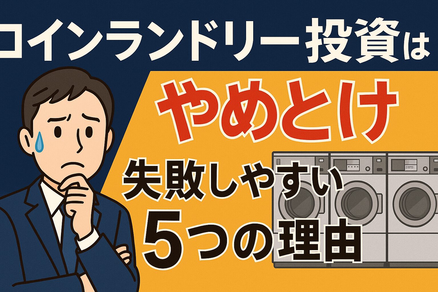 令和を生きるマネー戦略 コインランドリー